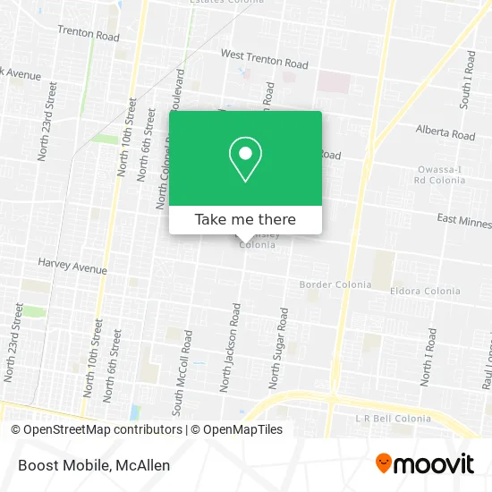 Boost Mobile map