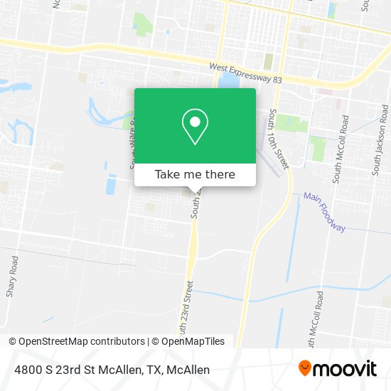 4800 S 23rd St McAllen, TX map