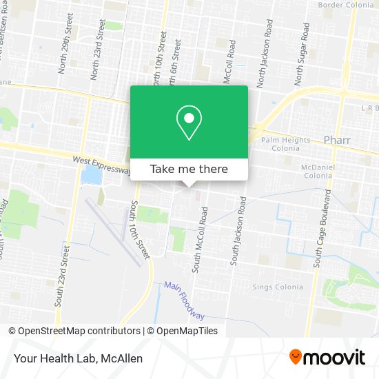 Your Health Lab map