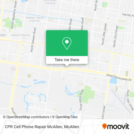 Mapa de CPR Cell Phone Repair McAllen