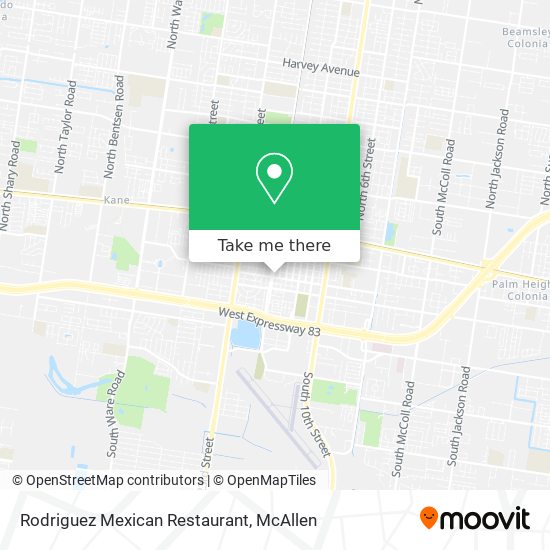 Rodriguez Mexican Restaurant map