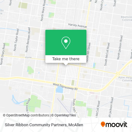 Silver Ribbon Community Partners map
