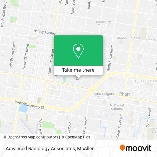 Mapa de Advanced Radiology Associates