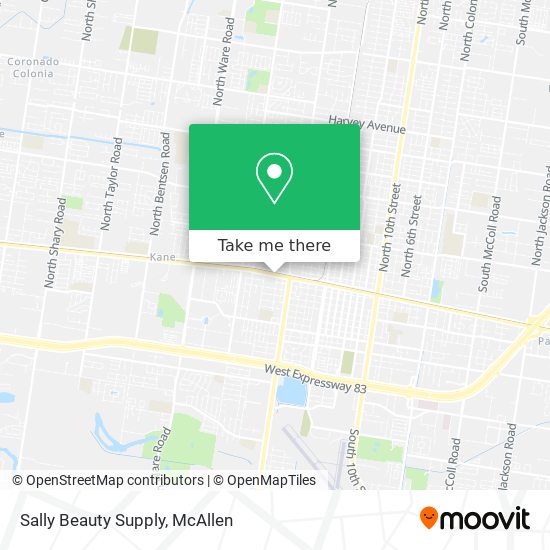 Mapa de Sally Beauty Supply