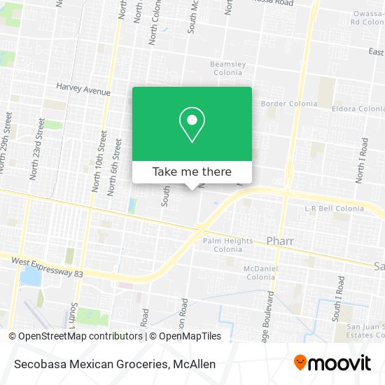 Secobasa Mexican Groceries map