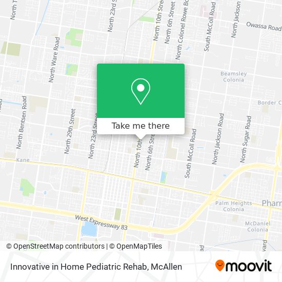 Innovative in Home Pediatric Rehab map