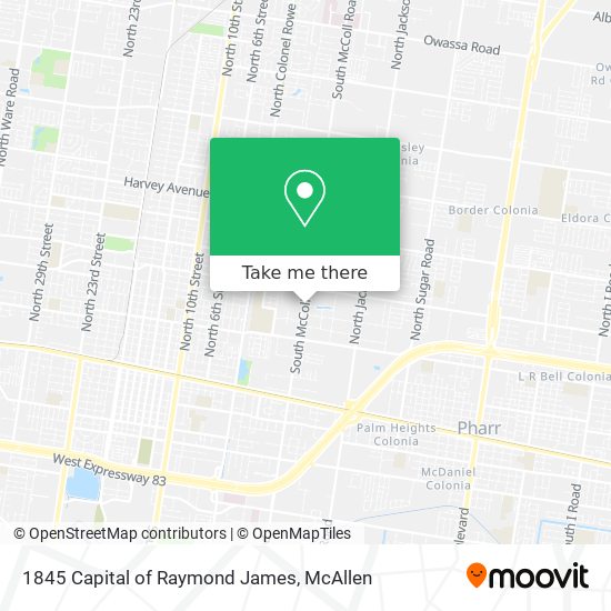 1845 Capital of Raymond James map