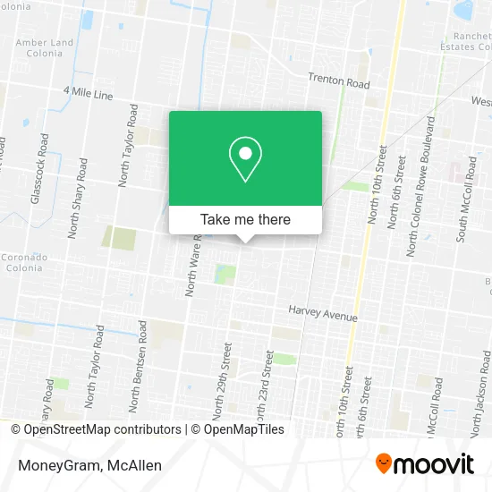 MoneyGram map