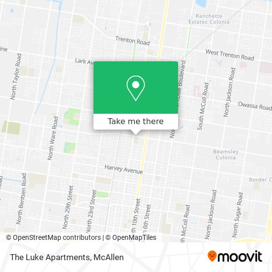 The Luke Apartments map