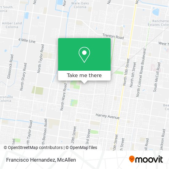 Mapa de Francisco Hernandez
