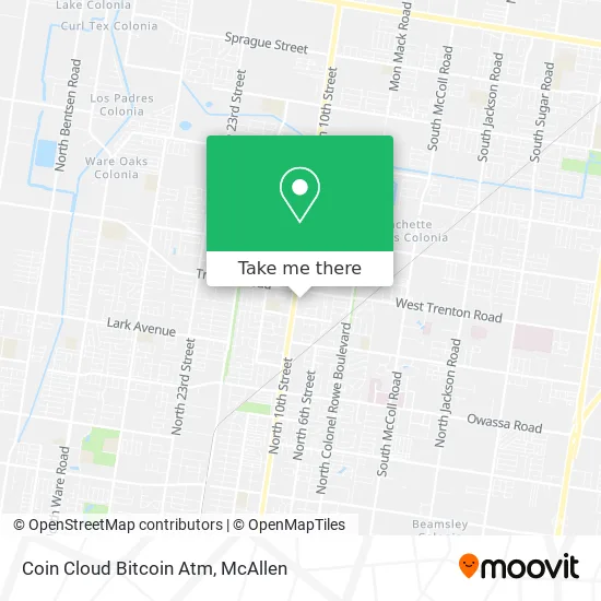 Coin Cloud Bitcoin Atm map
