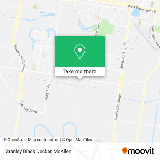Stanley Black Decker map