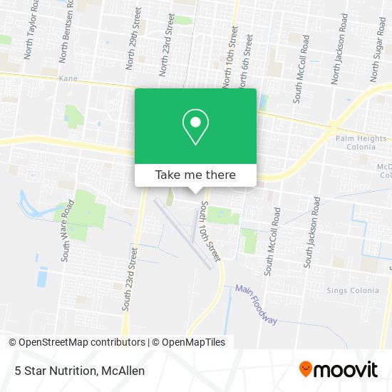 Mapa de 5 Star Nutrition