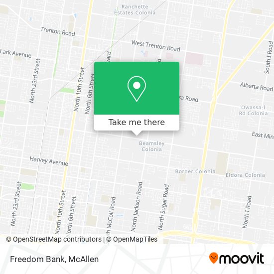 Freedom Bank map