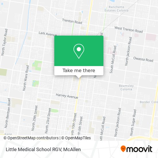 Mapa de Little Medical School RGV