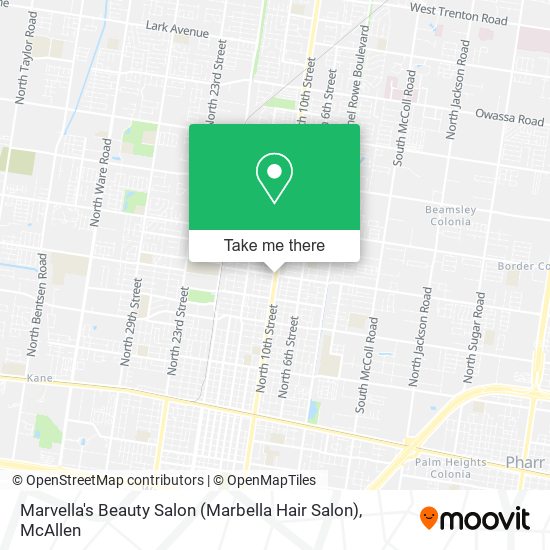 Marvella's Beauty Salon (Marbella Hair Salon) map