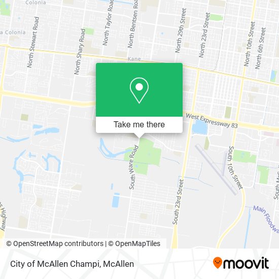 City of McAllen Champi map