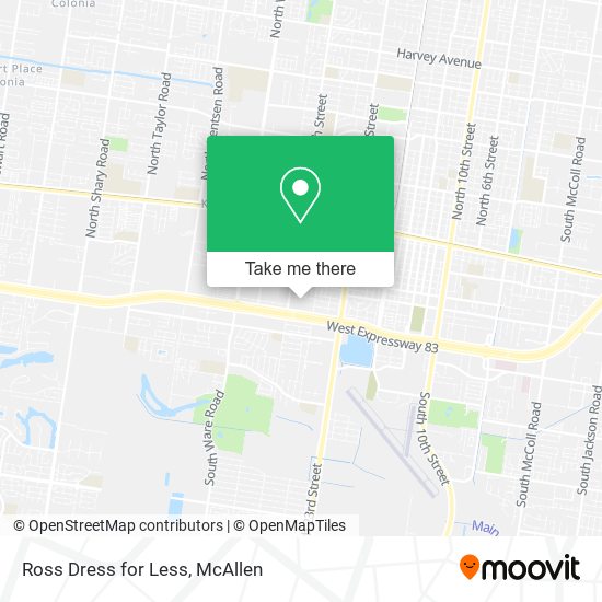 Ross Dress for Less map