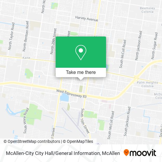 McAllen-City City Hall / General Information map