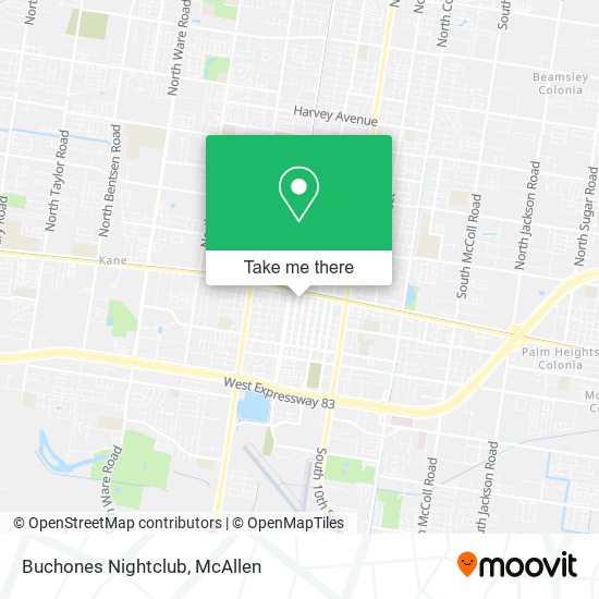 Buchones Nightclub map