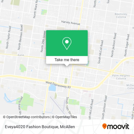 Mapa de Eveya4020 Fashion Boutique