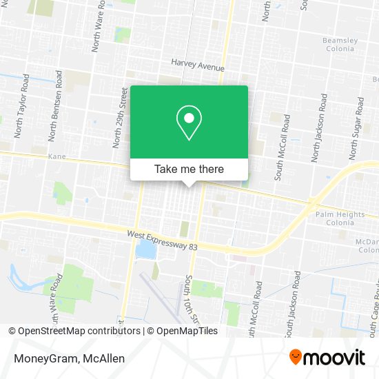 MoneyGram map