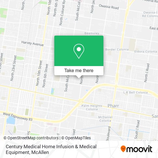 Century Medical Home Infusion & Medical Equipment map