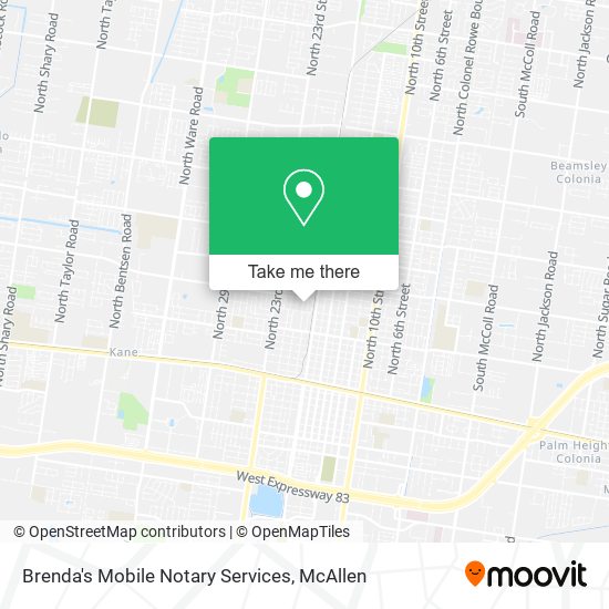 Brenda's Mobile Notary Services map