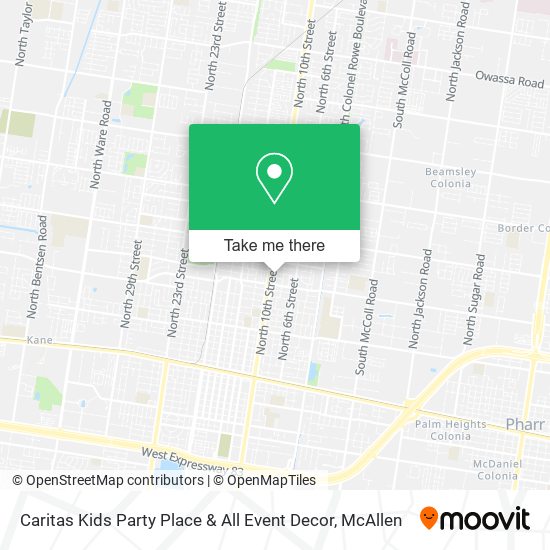 Caritas Kids Party Place & All Event Decor map