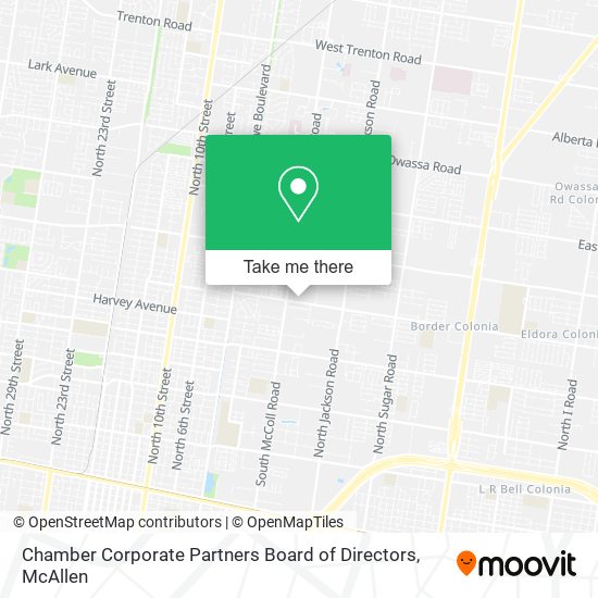 Chamber Corporate Partners Board of Directors map