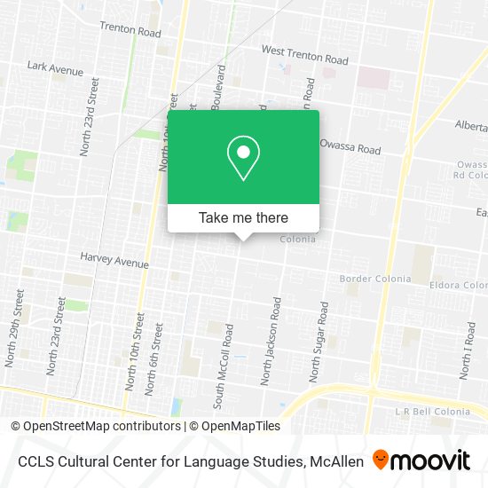 CCLS Cultural Center for Language Studies map