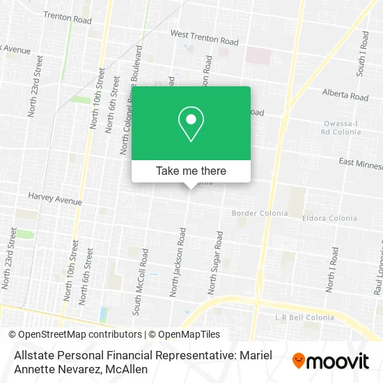 Allstate Personal Financial Representative: Mariel Annette Nevarez map