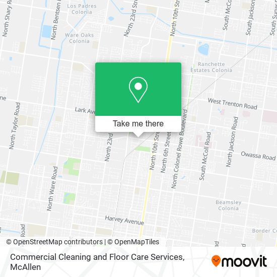 Commercial Cleaning and Floor Care Services map
