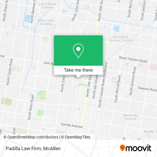 Padilla Law Firm map