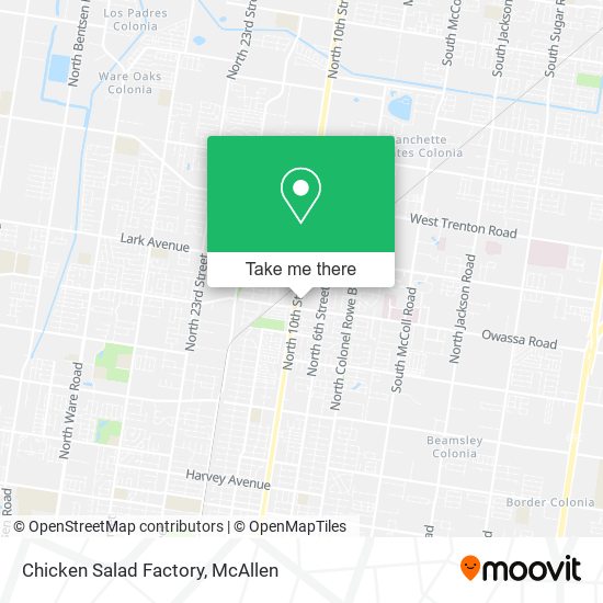 Chicken Salad Factory map