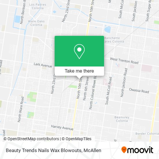 Beauty Trends Nails Wax Blowouts map