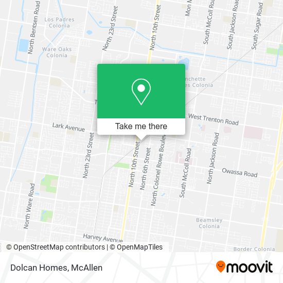 Dolcan Homes map
