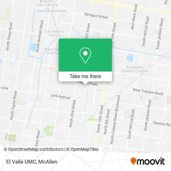 Mapa de El Valle UMC