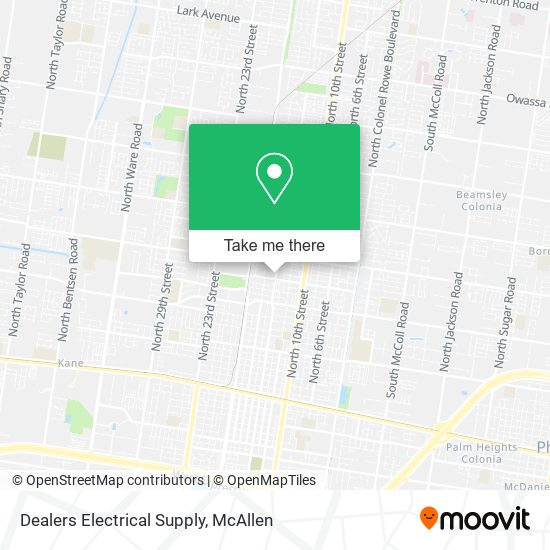 Dealers Electrical Supply map