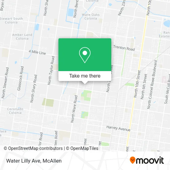 Mapa de Water Lilly Ave