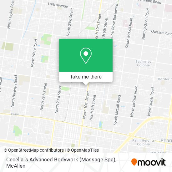 Cecelia 's Advanced Bodywork (Massage Spa) map