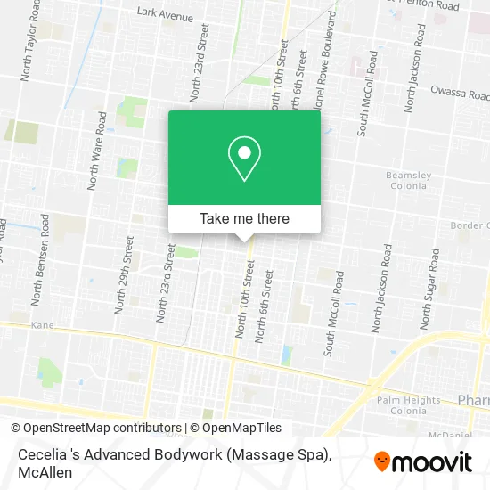 Mapa de Cecelia 's Advanced Bodywork (Massage Spa)