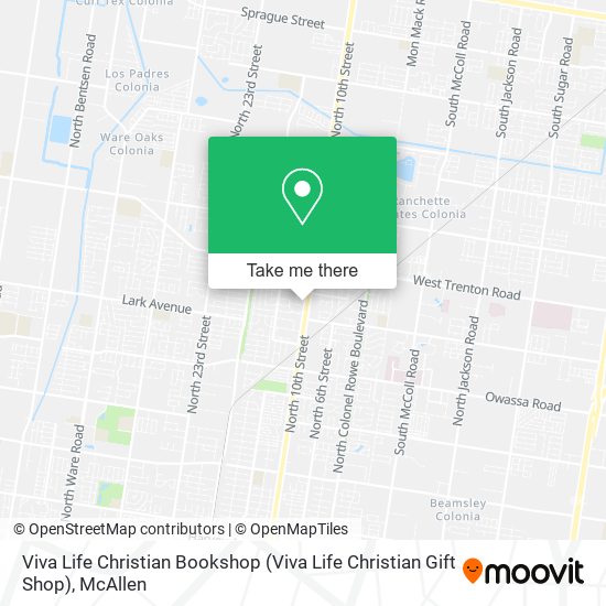 Mapa de Viva Life Christian Bookshop (Viva Life Christian Gift Shop)