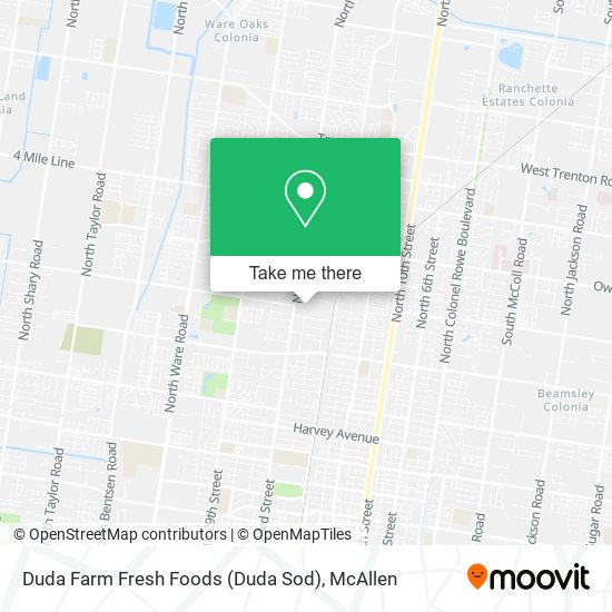 Duda Farm Fresh Foods (Duda Sod) map