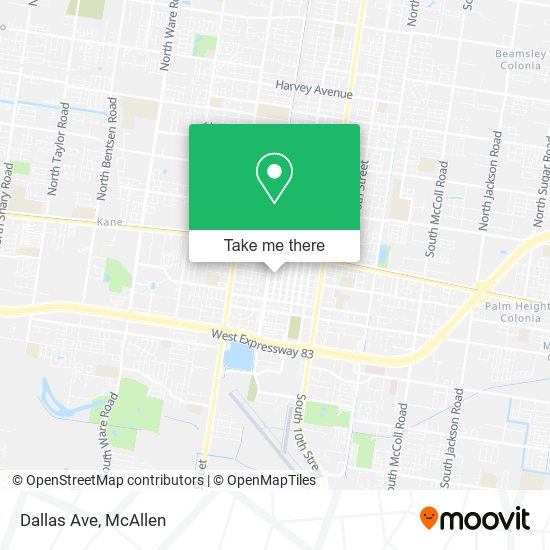 Dallas Ave map