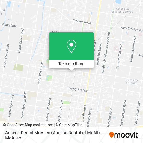 Access Dental McAllen (Access Dental of McAll) map