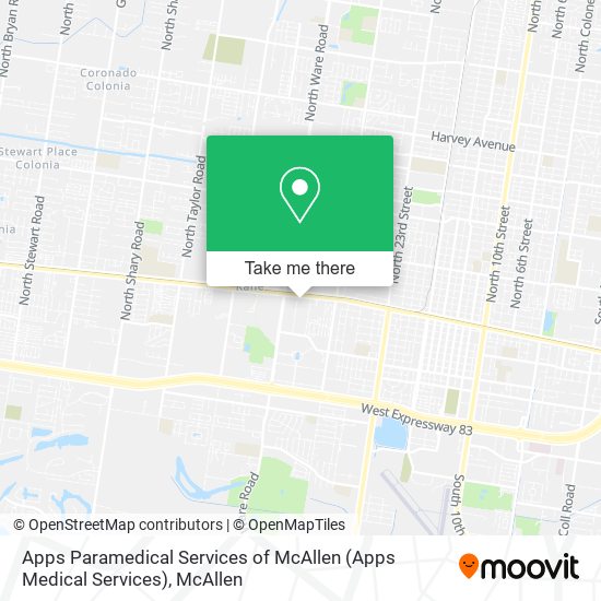 Apps Paramedical Services of McAllen (Apps Medical Services) map