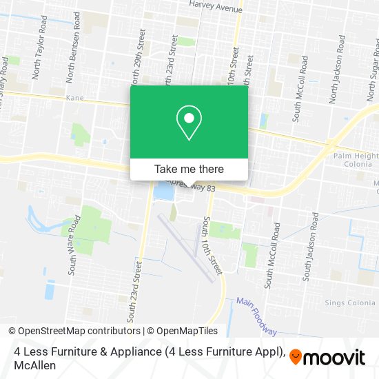 4 Less Furniture & Appliance map