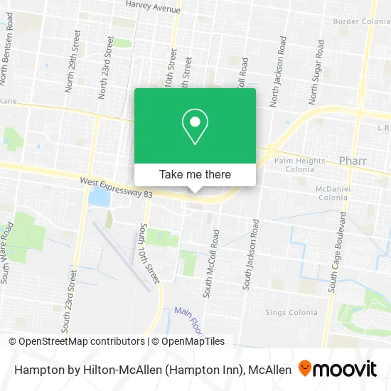 Mapa de Hampton by Hilton-McAllen (Hampton Inn)