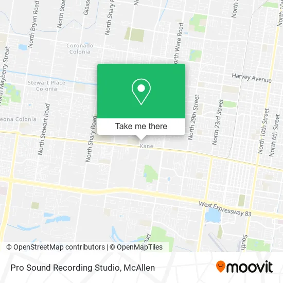 Pro Sound Recording Studio map